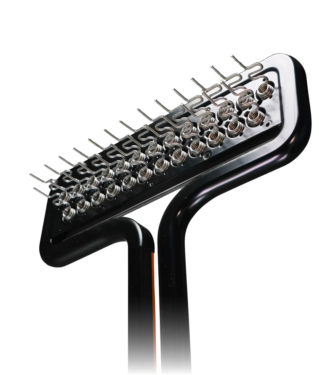 Détail de la tête à ressorts de la brosse Boyer