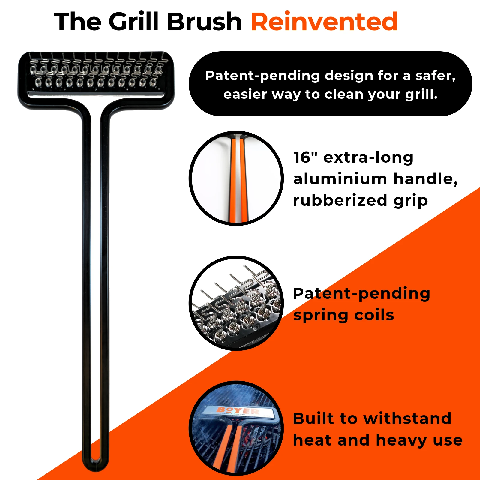 Boyer® Brush - The Safest Grill Brush – photo 2
